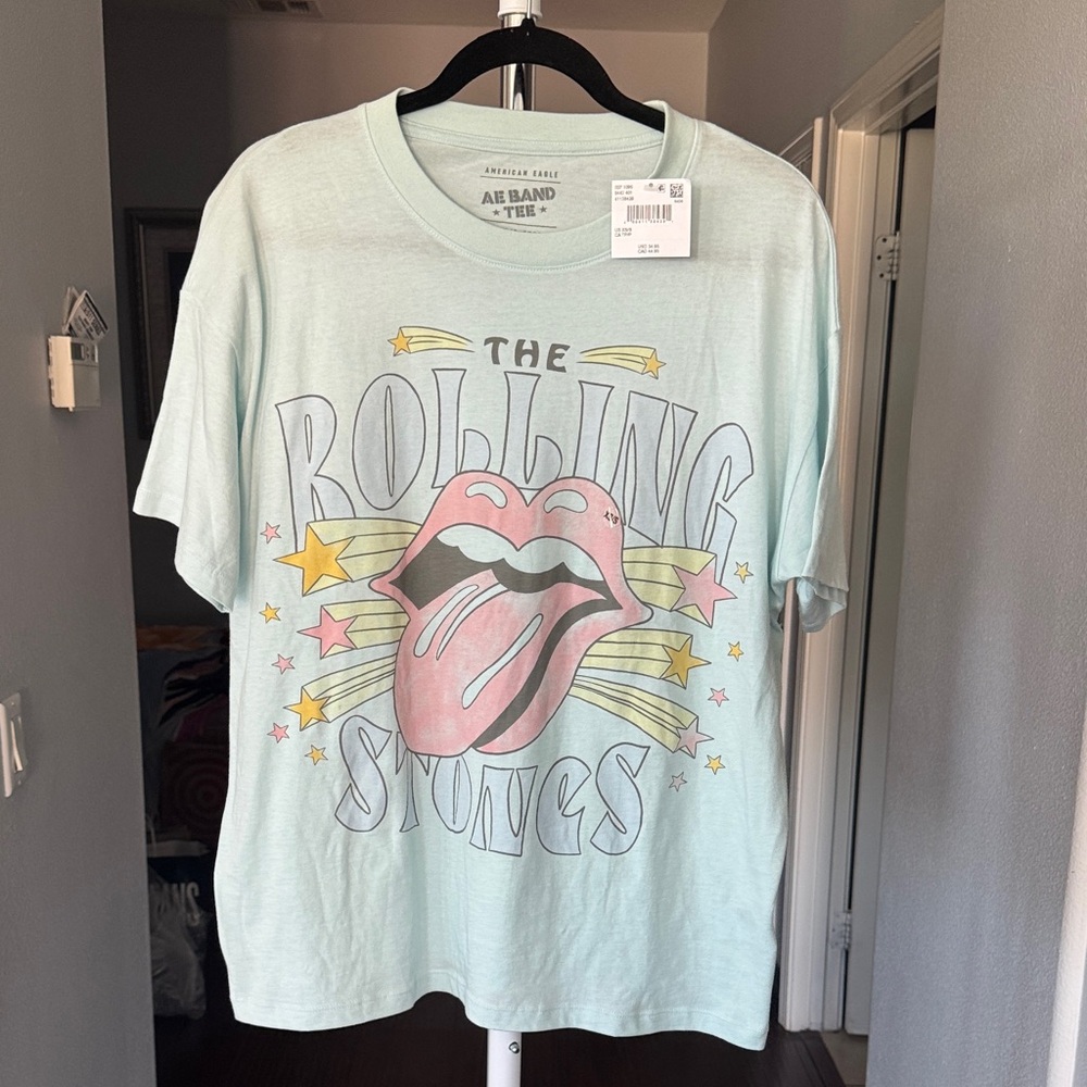 NWT American Eagle Rolling Stones Oversized Tee